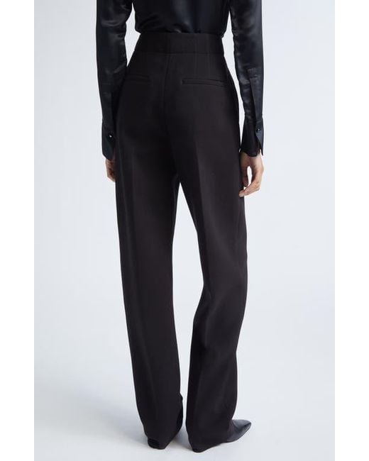 Proenza Schouler Black Zee High Waist Scuba Pants