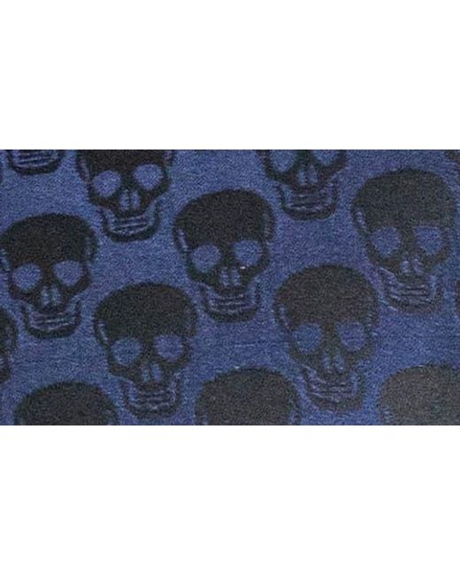 Maceoo Blue Socrate Skull Blazer for men
