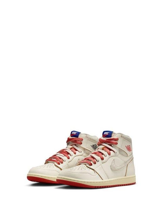 Nike Pink Air 1 High Og 'Cinnabar' Basketball Sneaker