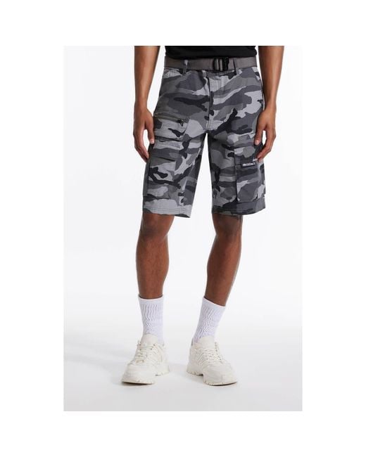 Ecko' Unltd Blue Multi Functional Cargo Short for men