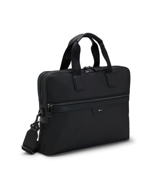HUGO Black Ray Document Case for men