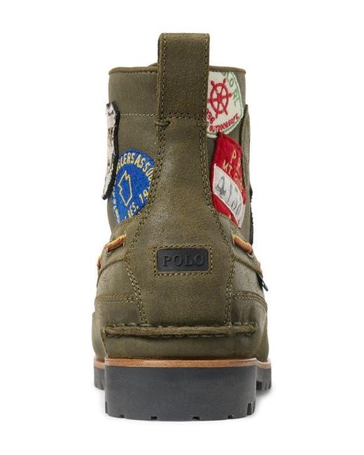 Polo Ralph Lauren Ranger Patch Work Boot in Green for Men | Lyst display picture 2