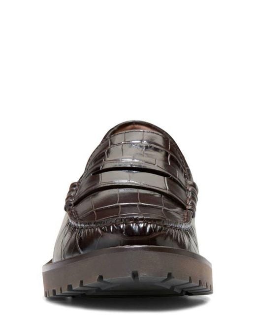 Cole Haan Brown Treena Lug Penny Loafer