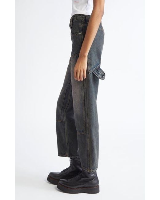 Eckhaus Latta Blue Gender Inclusive Double Knee Baggy Jeans