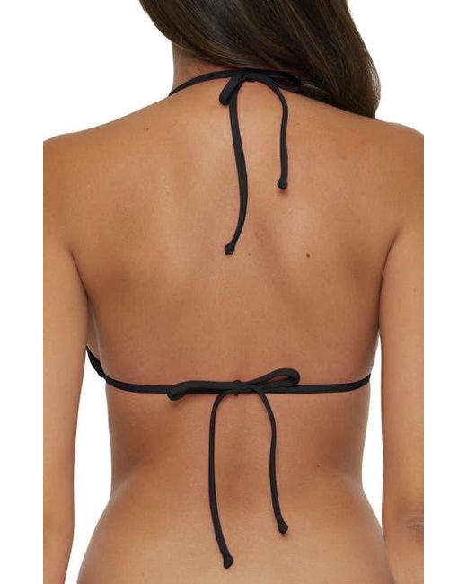 Becca Black Color Code Triangle Bikini Top