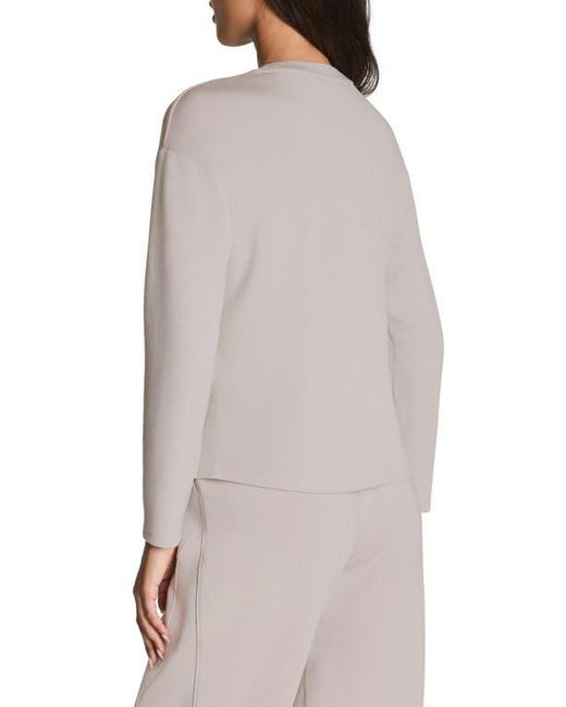Spanx Gray Airessentials Long Sleeve T-Shirt