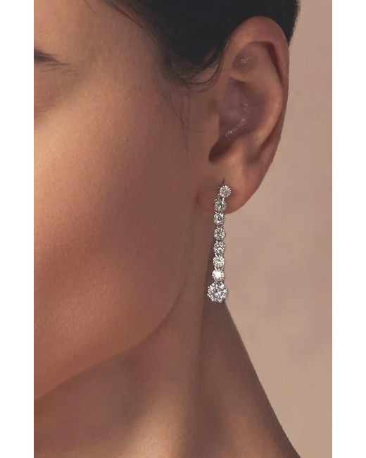 Bearfruit Jewelry White Celeste Tennis Earrings