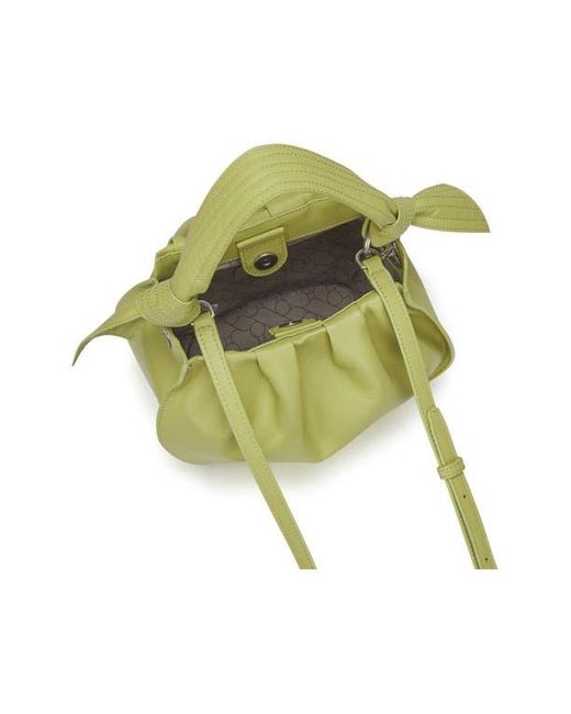 orYANY Green Selena Leather Bucket Bag
