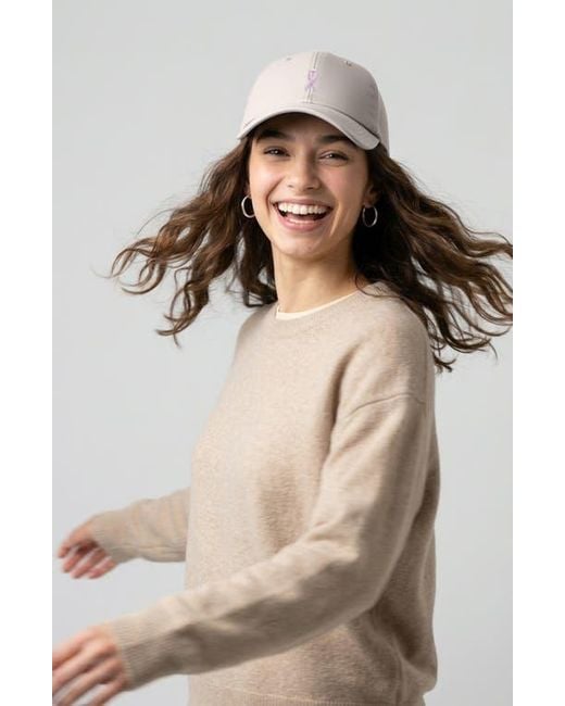 Alix Pink Ribbon Dad Cap