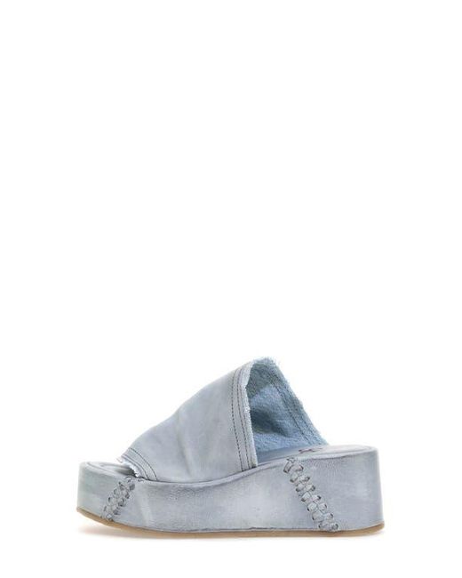 A.s.98 White Marlon Platform Sandal