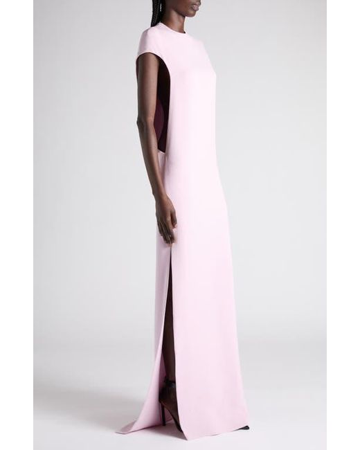 Tom Ford Pink Stretch Silk Georgette Evening Gown