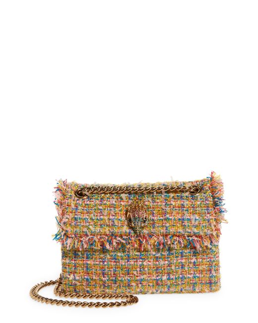 Kurt Geiger Multicolor Mini Kensington Tweed Crossbody Bag