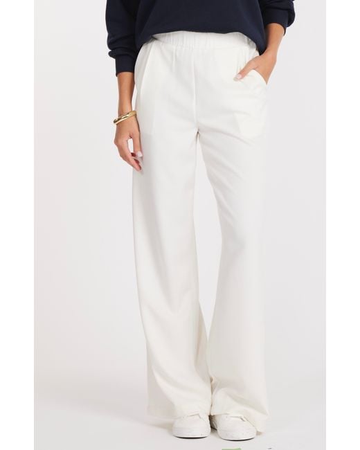 Bishop + Young White Ford Pull-On Pant