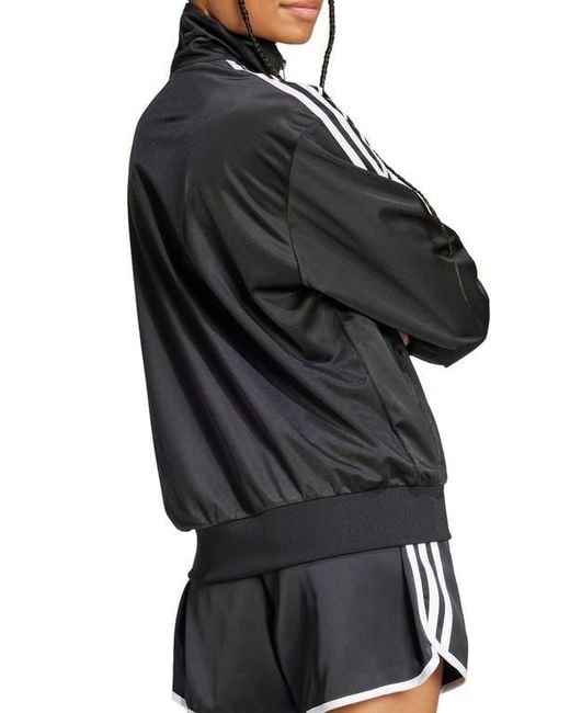 Adidas Black Firebird Recycled Polyester Track Jacket