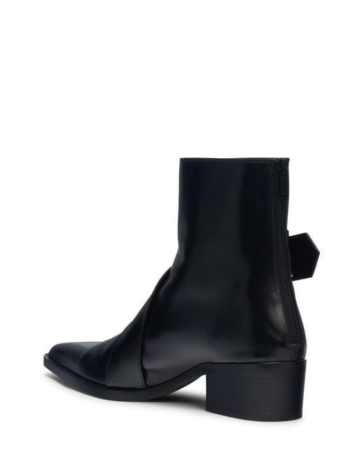 McQueen Blue Pointed Toe Boot for men