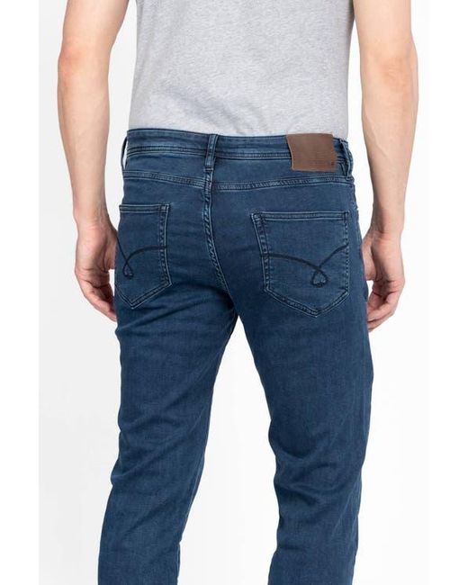 Jack Spade Blue Jack Fit Five Pocket Jeans for men