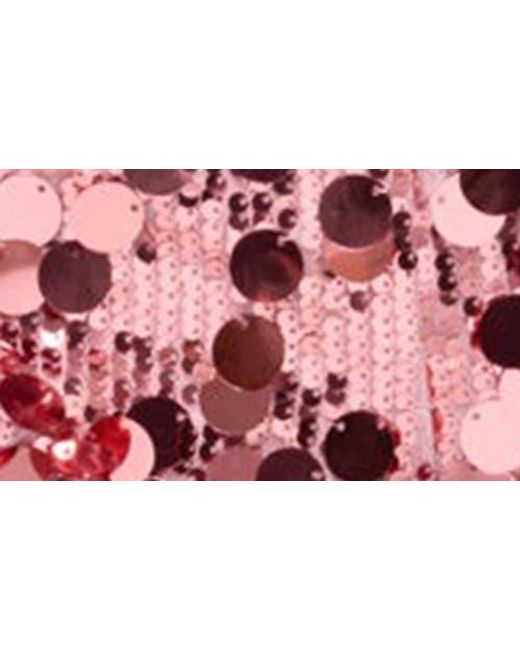 Edikted Red Sephira Sequin Microshorts