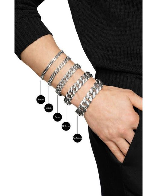 David Yurman Black Curb Chain Bracelet for men