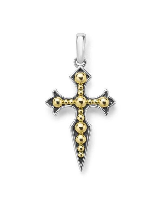 Lagos Metallic Anthem Cross Pendant