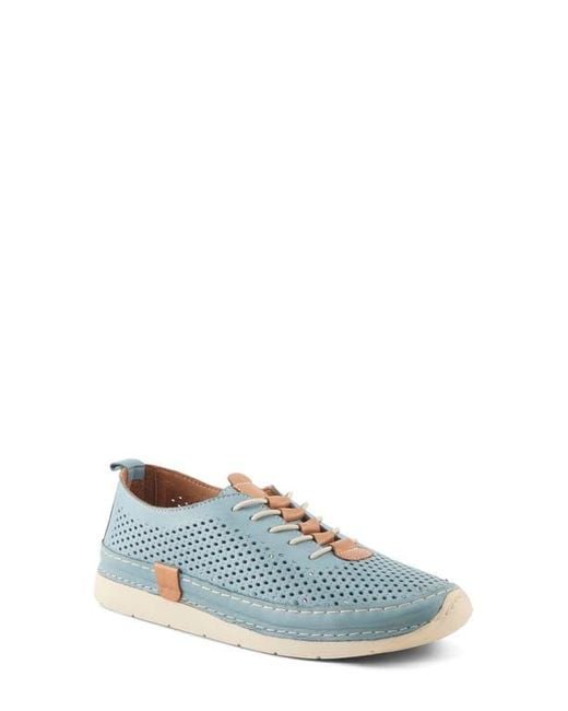 Spring Step Blue Shoes Spring Step Breen Perforated Sneaker in Blue | Lyst