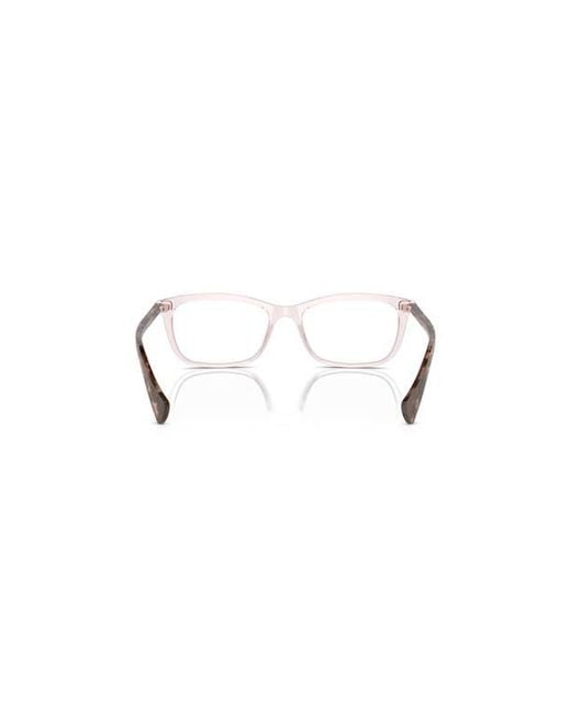 Ralph Pink 51Mm Rectangle Optical Glasses