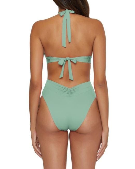 Becca Green Color Code High Waist Bikini Bottoms
