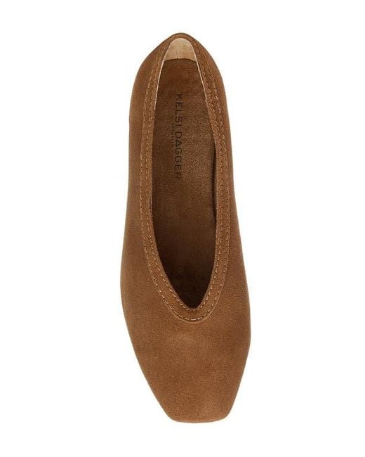Kelsi Dagger Brooklyn Brown Freya Flat