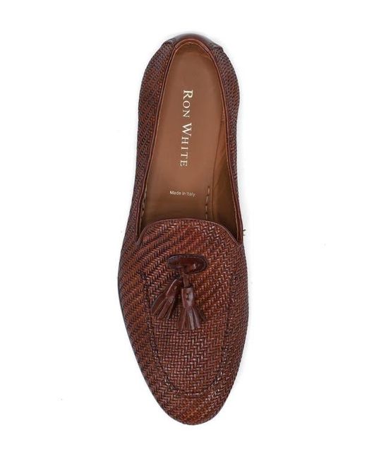 Ron White Brown Silas Water Resistant Tassel Loafer for men