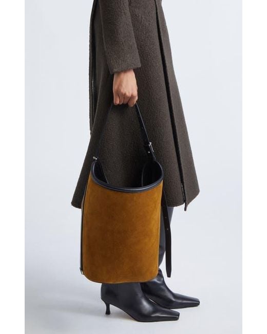 Proenza Schouler Brown Brant Suede Bucket Bag