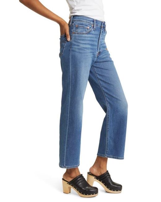 Levi's Blue Ribcage Ankle Straight Leg Jeans