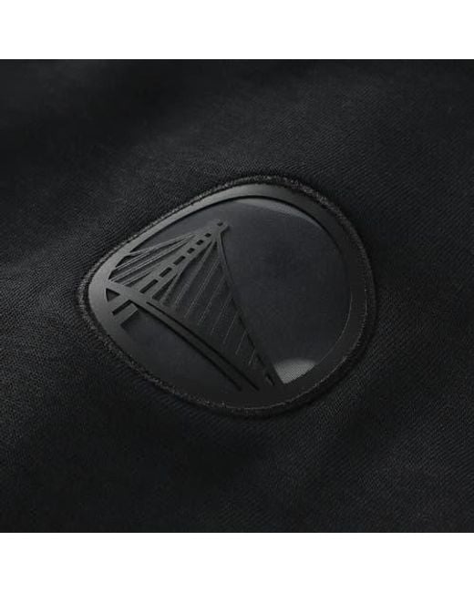 Nike Black Golden State Warriors Authentic Travel Standard Issue Dri-Fit Hoodie for men