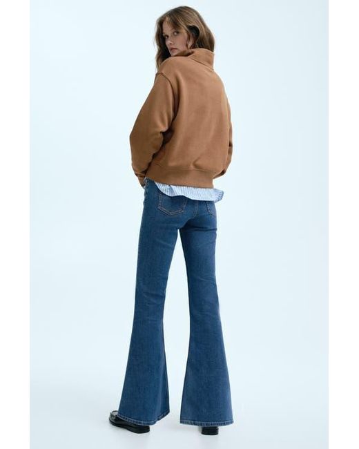 H&M Blue Flared High Jeans