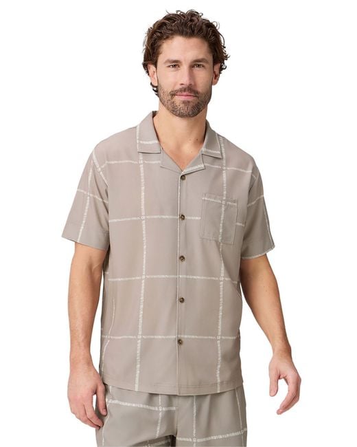 Fabletics Gray The Cabana Button Up for men