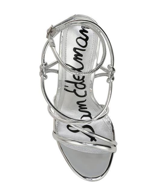 Sam Edelman White Isadora Ankle Strap Sandal