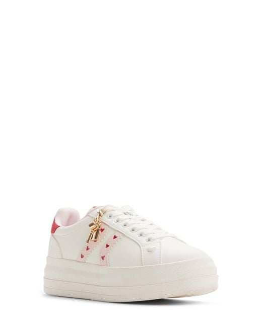 ALDO White Adores Platform Sneaker