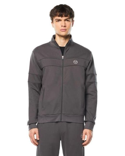 Sergio Tacchini Gray Lineo Track Jacket for men