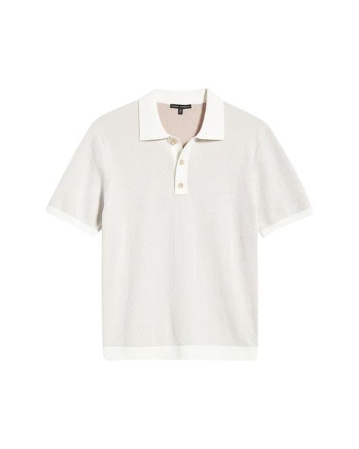 Robert Barakett White Ronric Polo Sweater for men