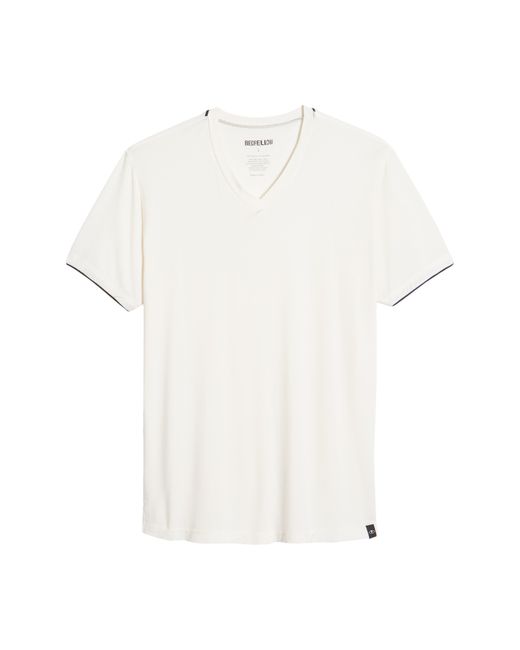 Bedfellow White V-neck Pajama T-shirt for men
