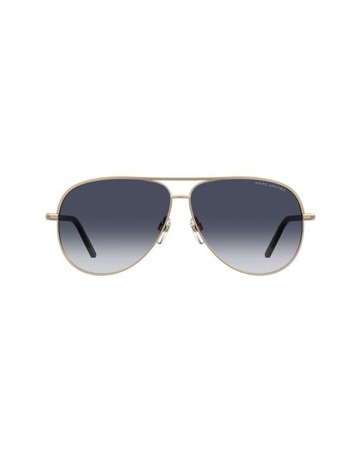 Marc Jacobs Blue 61Mm Gradient Pilot Sunglasses