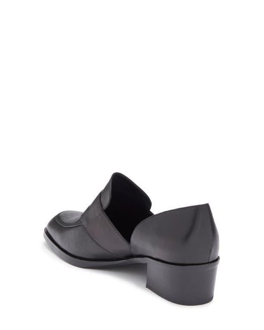 Jeffrey Campbell Black Empirical D'Orsay Penny Loafer