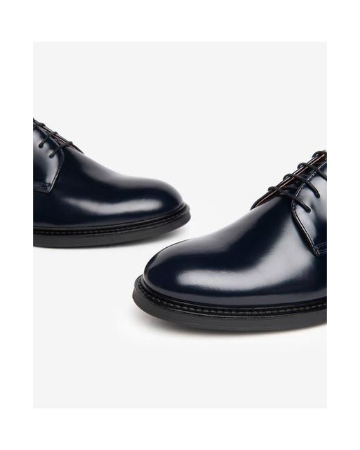 Nero Giardini Blue Plain Toe Derby for men