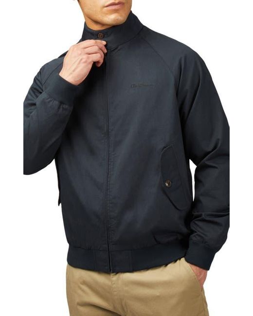 Ben Sherman Signature Harrington Jacket in Black for Men Lyst