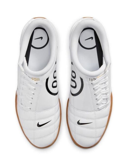 Nike White Total 90 Soccer Sneaker
