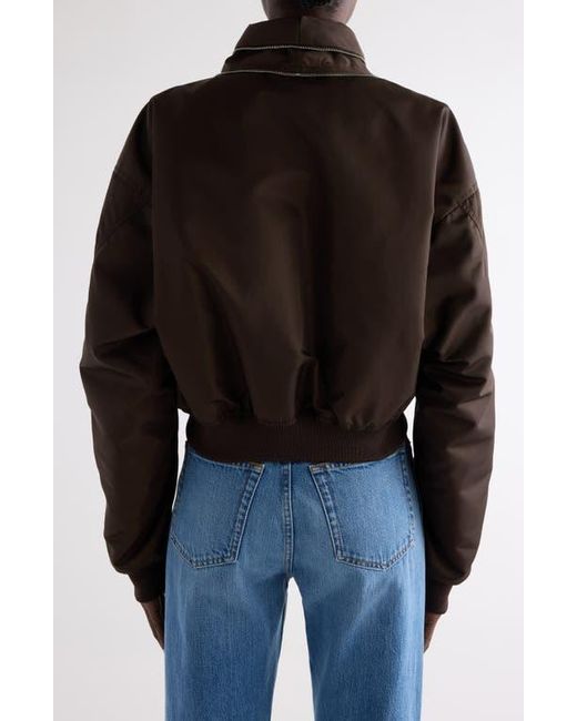 Givenchy Blue Zip Shawl Collar Bomber Jacket