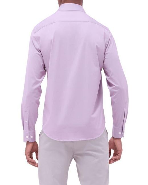 Bugatchi Purple Jimmy Ooohcotton Solid Button-Up Shirt for men