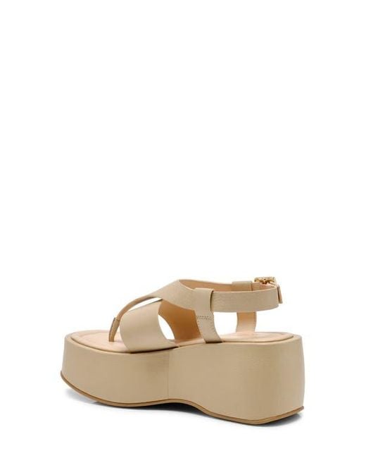 Free People Natural Holt Ankle Strap Platform Sandal