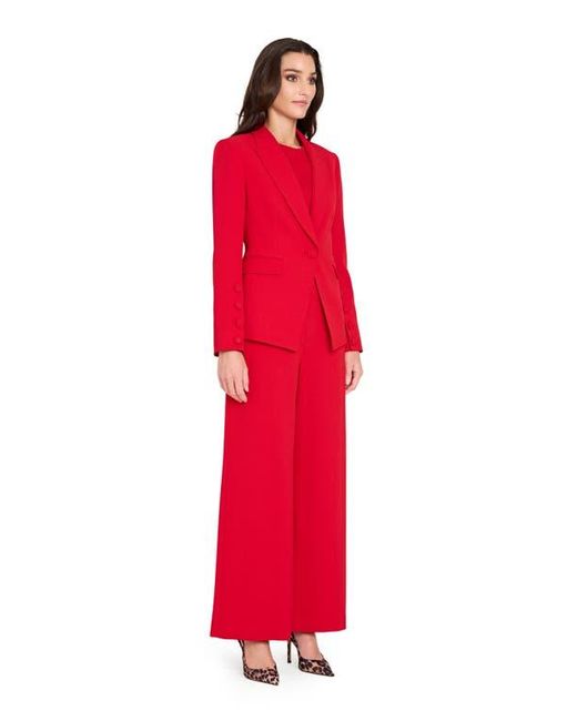 Tahari Red One-Button Blazer