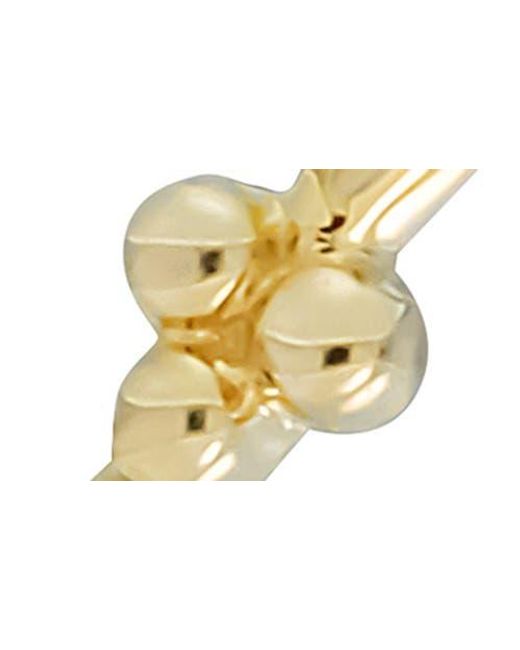 Bony Levy Metallic 14K Bead Station Stackable Ring