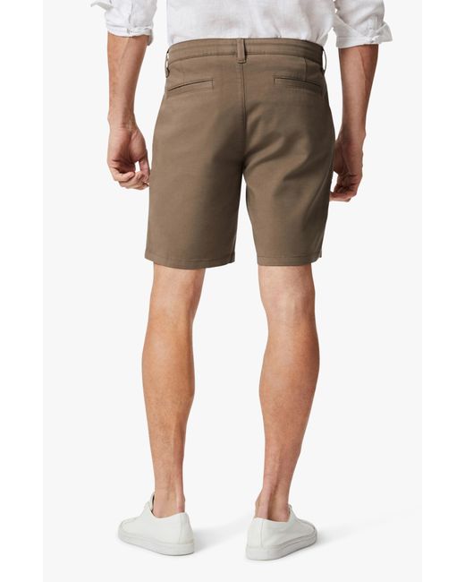 34 Heritage Natural Arizona Slim Fit Flat Front Chino Shorts for men