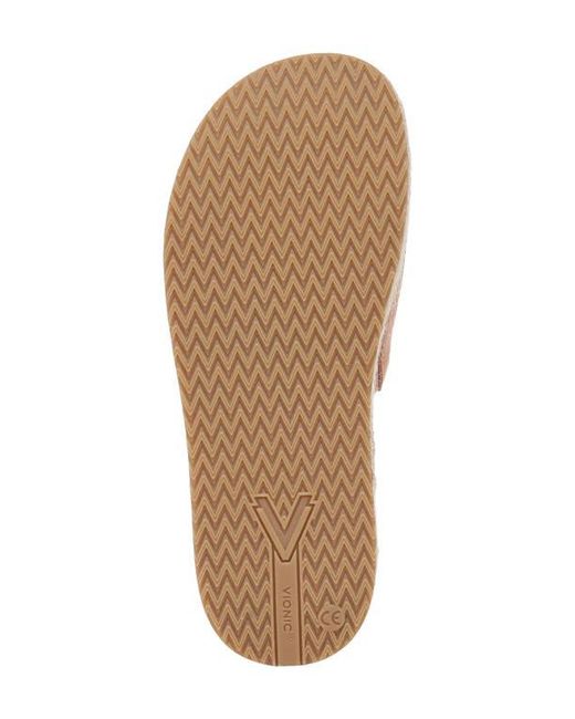 Vionic Pink Yasmina Slide Sandal